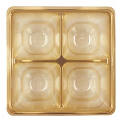 KC60-D KCカップ 四ツ仕切(80-80) 金 アヅミ産業