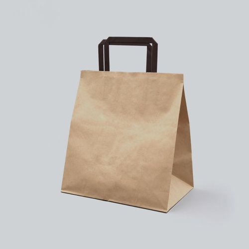 紙手提げ袋 ラッピーバッグ No.10 未晒無地 BH 福助工業