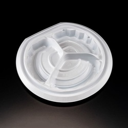 リスパック フルーツ容器 バイオ パティー 20B-3S 白 本体