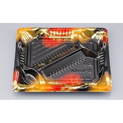 シーピー化成 弁当容器 BF恵味8-1 天舞赤 本体(N)