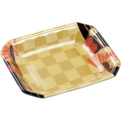 発泡トレー メガプレート20-17(30)平 扇市松金 エフピコ