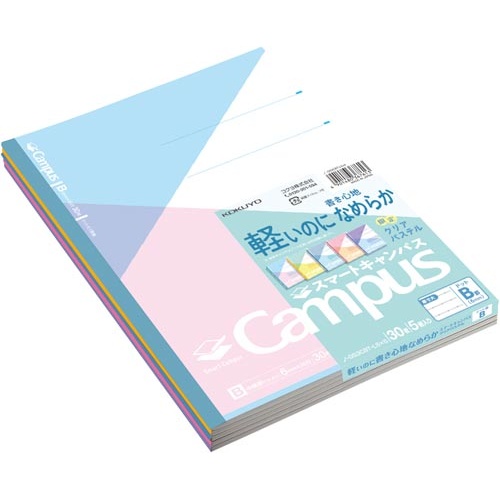 限定スマートキャンパス＜パステル＞５色ドットＢ罫