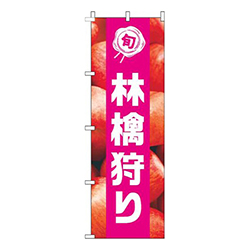 林檎狩り写真ピンク帯