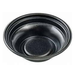 麺容器 MFPホット麺18小(52)絞 黒W エフピコ