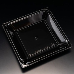 リスパック 惣菜容器 バイオ リファイン 16-25B 黒 本体