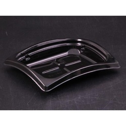 【廃番商品】リスパック 惣菜容器 クリーンカップ Pリッジ 13-11B 黒 本体