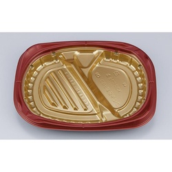 シーピー化成 弁当容器 CBFまろん7-2 GR 本体