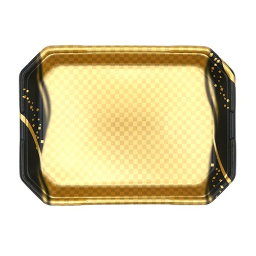 発泡トレー しゃぶしゃぶ4人浅LS 波格子金 エフピコ