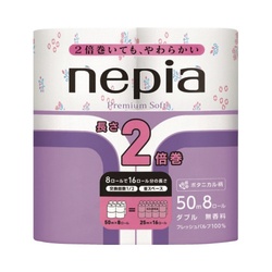 ネピアプレミアムソフト２倍巻ダブル８Ｒ×８プリント