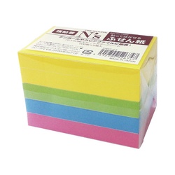 Ｎ’ｓ強粘着ふせん　７５×５０　ビビッド　５冊入