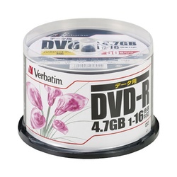 ＤＶＤ−Ｒデータ用１６倍速ＩＪ対応５０枚ＳＰ×２