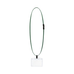 名札セット　ソフトケース・名刺、ＩＤサイズ　緑