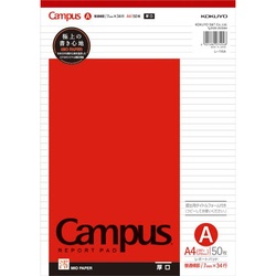 レポート箋Ａ４　厚口５０枚　レ−１１６ＡＮ×１０冊