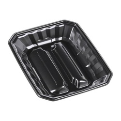 発泡トレー メガプレート20-26(37) エコ 黒 エフピコ