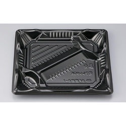 シーピー化成 弁当容器 BF恵味8-1 黒 本体(N)