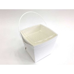 協和パック 弁当容器 デリメイト TK125 嵌合容器付 無地 セット