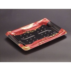 リスパック 寿司容器 誠08B はなまち赤 本体