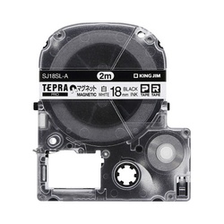 マグネットテ−プ１８ｍｍ２Ｍ巻　白