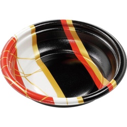 惣菜容器 MFPデリプレ丸17 フラン赤黒 エフピコ