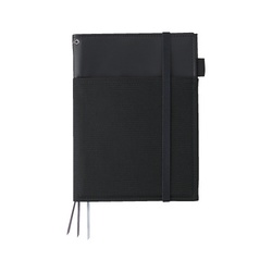カバーノート＜システミック＞Ａ５合皮　ブラック