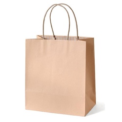 紙手提袋 STカラーズ ミルクティー パックタケヤマ