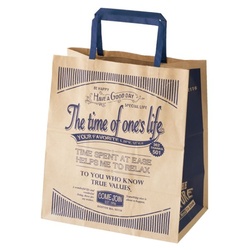 紙手提袋 アメリカンヴィンテージペーパーバッグ-4(50枚) ヘッズ