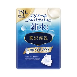 ウエット純水　贅沢保湿　ボックス詰替　５０枚×３Ｐ
