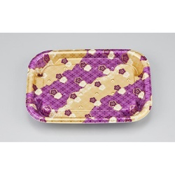 惣菜容器 TNえにし15 小花紫 本体 シーピー化成