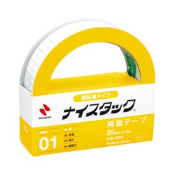 ナイスタック弱粘着タイプ　幅２５ｍｍ×１０巻入