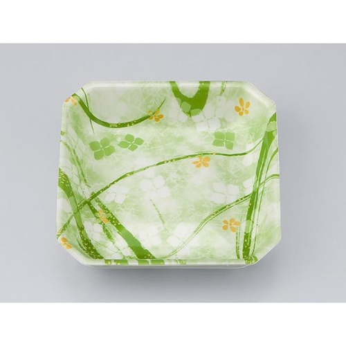 シーピー化成 惣菜容器 V-惣菜25深 よつば緑 本体