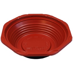 どんぶり容器 KDN155-250朱黒本体 北原産業