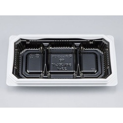 シーピー化成 弁当容器 BFNアルバ23-1 BW 本体 発泡
