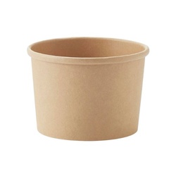 HEIKO スープカップ 未晒フードカップ 235ml HEIKO(シモジマ) 本体