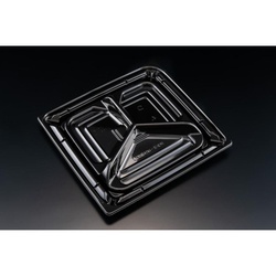 リスパック 惣菜容器 バイオカップ 優枠 20-22B-3S 黒 本体