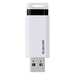 ＵＳＢメモリ　１２８ＧＢ　ノック式　ホワイト