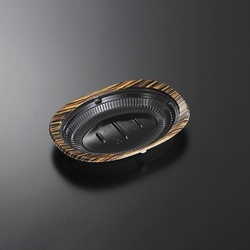 中央化学 惣菜容器 CT 街デリ ランチ D21 グリエ-BK 本体