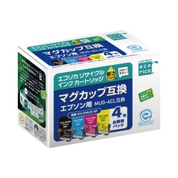 リサイクルインク　ＭＵＧ−４ＣＬ互換　４色パック