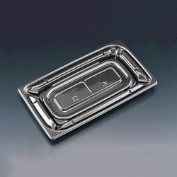 リスパック 惣菜容器 バイオカップ 優枠 20-11B 黒 本体