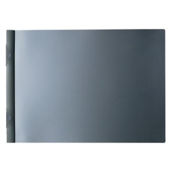 スライドクリップファイルＡ３横ダークグレー×１０