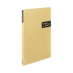 スクラップブックＳスパイラルとじ固定Ｂ４　４０枚茶