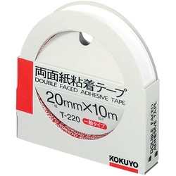 両面紙粘着テープ２０ｍｍ×１０ｍ　カッター付き