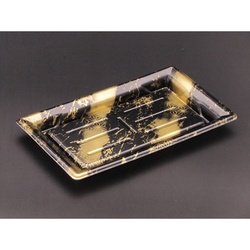 リスパック 刺身容器 ふれあいL 20-12B こうとく金 本体