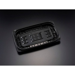 リスパック 軽食容器 バイオデリカ キープ300B K-黒 本体