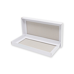 【廃番商品】デラックス白無地箱 エスプリ サイフロング（100×195×高17mm）