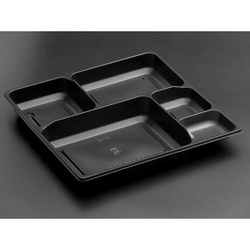 リスパック バイオデリカ かさね 70 中皿1 黒 新