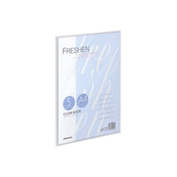 クリヤーブックフレッシェン固定式　Ａ４縦５Ｐ透明