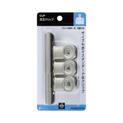 目玉クリップスライドパック入り　大　３個