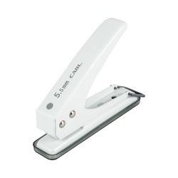 １穴パンチ　穴径５．５ｍｍ　ホワイト