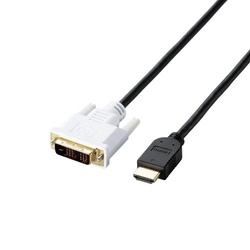 ＨＤＭＩ−ＤＶＩ変換ケーブル　２ｍ　ブラック