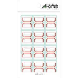セルフインデックス　中　赤　１２面　１８０片